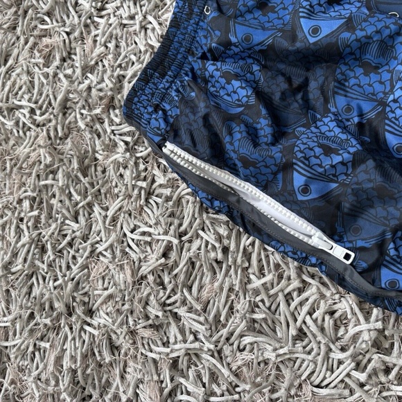 Robinson Les Bains Trunk Short Blue *FISH* Sz Large Men's - Picture 7 of 10